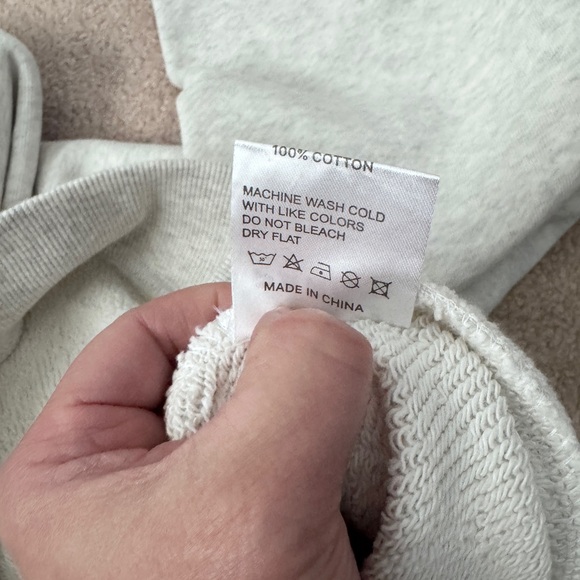 NWT Parke x Set Active Collaboration Varsity Mockneck L/XL Gray Sweatshirt Orca - Picture 8 of 10